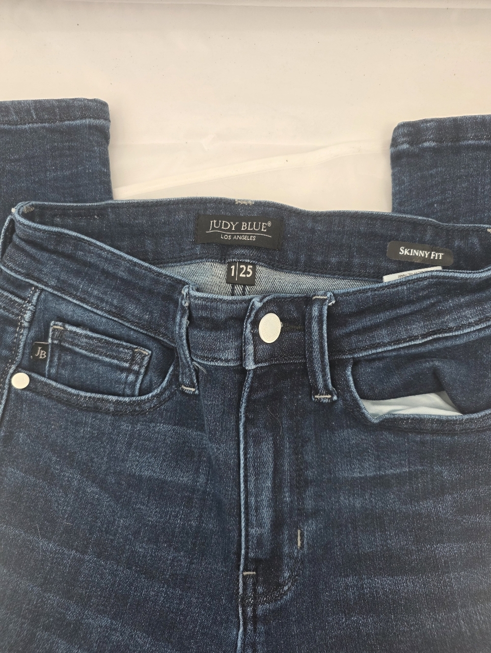 Judy Blue Jeans Womens 1/25 Dark Blue Skinny Fit Made USA JB82505DK
